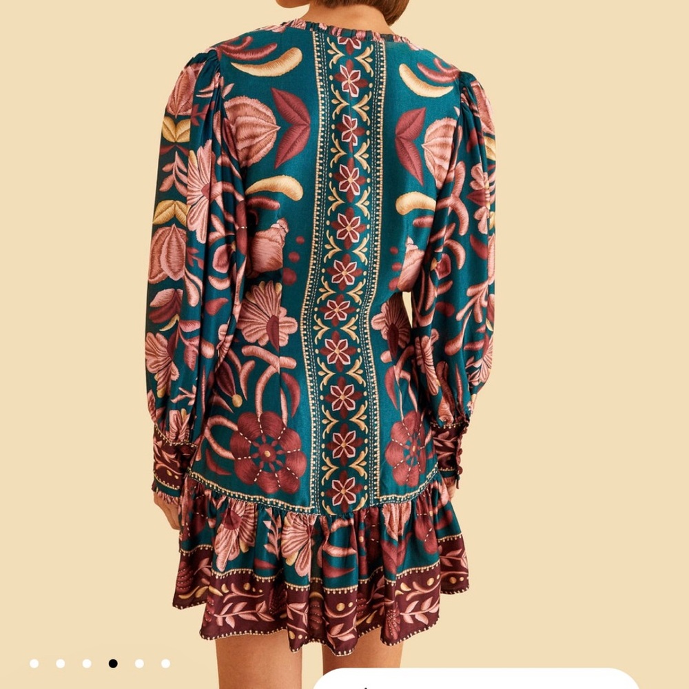FARM rio mini dress size S - Picture 2 of 8